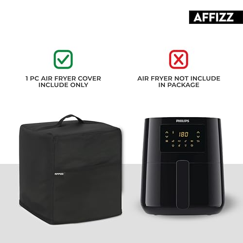 Image of Dustproof Air Fryer Cover for Philips 4.1L HD9252 /90 - Polyester Kitchen Oven and Home Appliances with Handle & Pocket | for Women, Men & Everyday Use