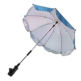 子供の赤ちゃん太陽の傘パラソルシェードは、乳母車の乳母車のバギーブルーのカバー 青い