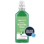 Amazon Basics Anticavity Fluoride Rinse, Alcohol-Free, Mint, 18 ounce (Pack of 4) - Image 4