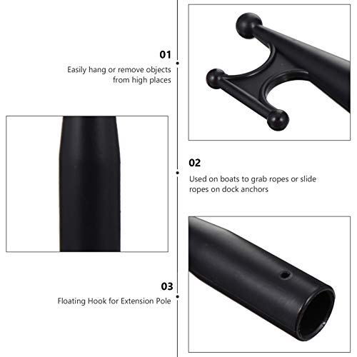 Yardwe Gancho de Barco de Náilon Barco Caiaque Jangada Bote Gancho Cabeça de Substituição Acessório