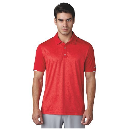 adidasMen climachill 2D-CAMO PRINT POLO Polos - Red, S