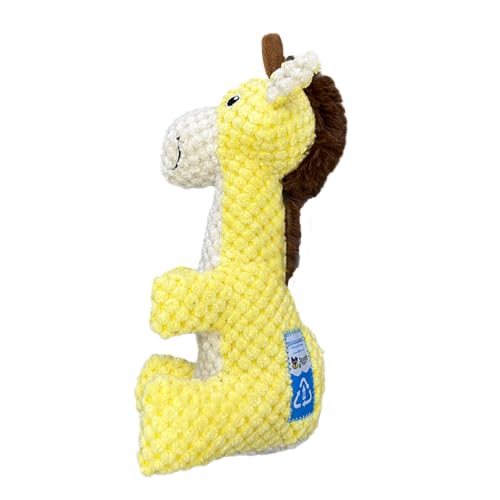 Spunky pup Clean Earth Plush Dog Toy with Squeaker -