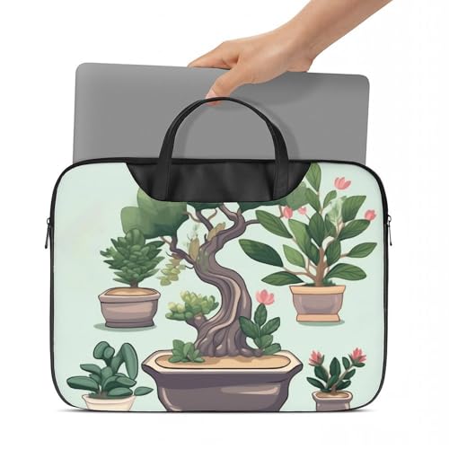 Bolso para laptop de cuero impermeable 15.6 pulgadas miniatura 6