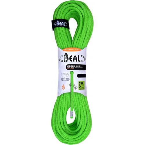 Beal, Opera - Corda da Arrampicata Mista, Unisex, BC085O, Verde, 8,5 mm
