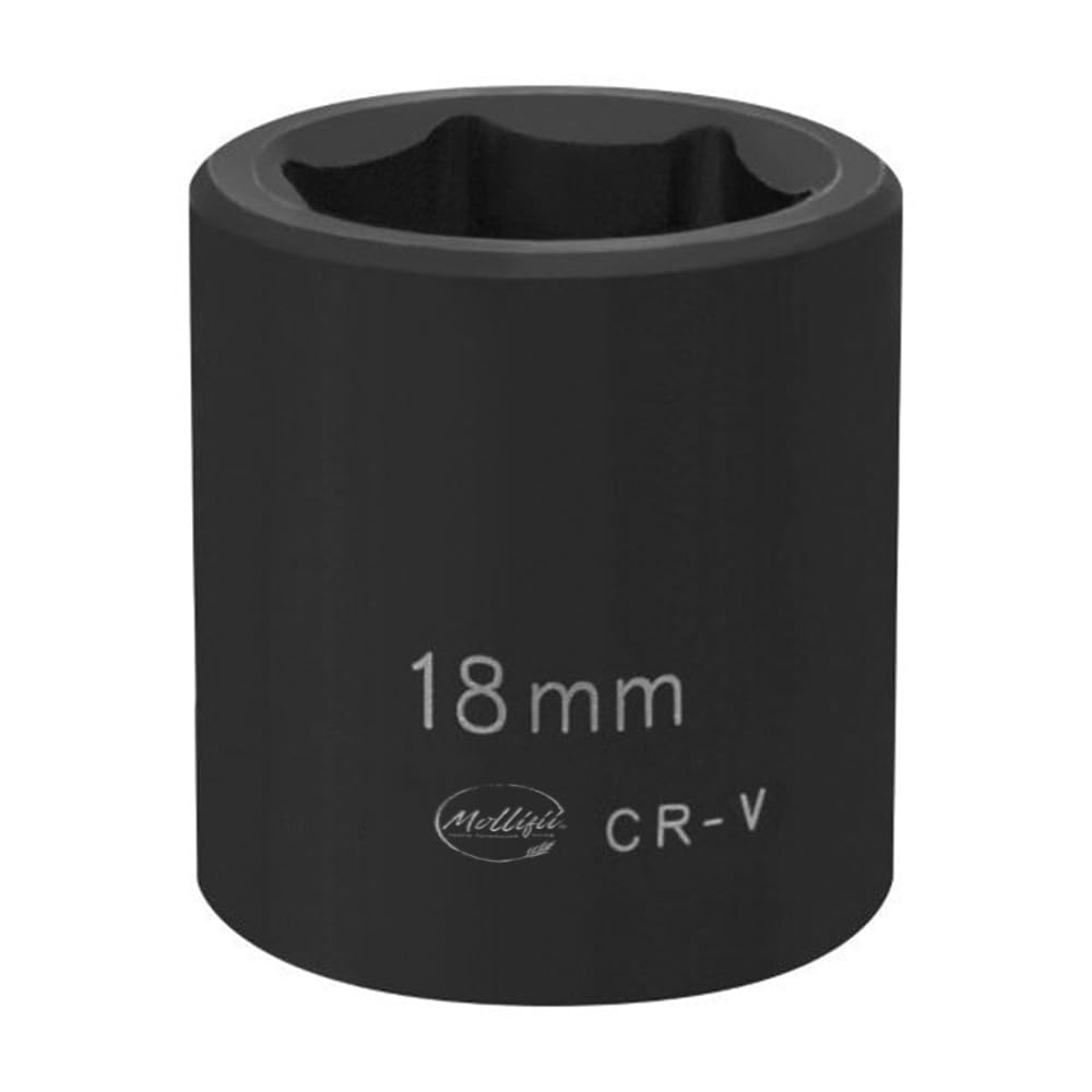 3/8 In Dr. Impact Socket 18Mm Socket Imp 18Mm, Mfr: M918-A