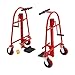 Undercat Manual Furniture Move Tool, Set of 2 Equipment Mover Crate Mover, Heavy Duty Moving Dolly, 1300lbs Load Capacity Machinery Mover, Red