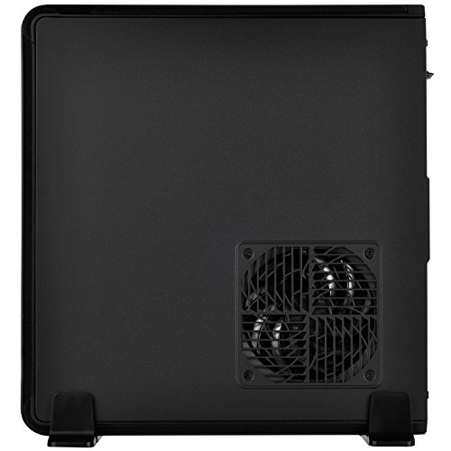 Gabinete para PC SilverStone Tecnología FTZ01B-USA, aluminio, formato mini-ITX, slim, color negro, compatible con refrigeración por aire y líquida miniatura 6