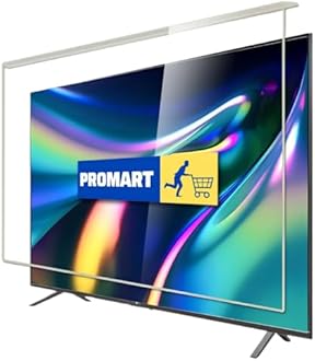 PROMART® 55 Inch TV Screen Protector – Tempered Glass Guard | 9H Hardness | Scratch Resistant | Crystal Clear Display Protection