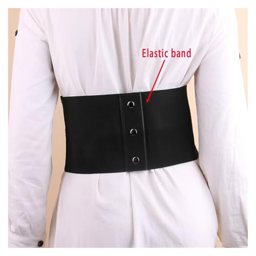 Women's Elastic Patchwork Girdle Waistband for Ladies on Shirt Coat Cummerbund Waist Decorated for decoration3