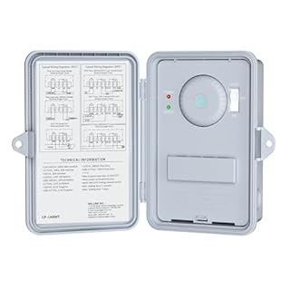 BN-LINK Pool Pump Timer, Outdoor Indoor Smart Wi-Fi Timer Box, 2HP 40A Max, 120, 240, 277 VAC, for Pool Pump, Water Heater, Fans, SPA, APP Remote Control, Compatible with Alexa, Google Assistant