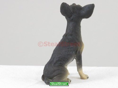 Vista 4 de StealStreet Chihuahua (negro) Dog - Figura de estatua coleccionable