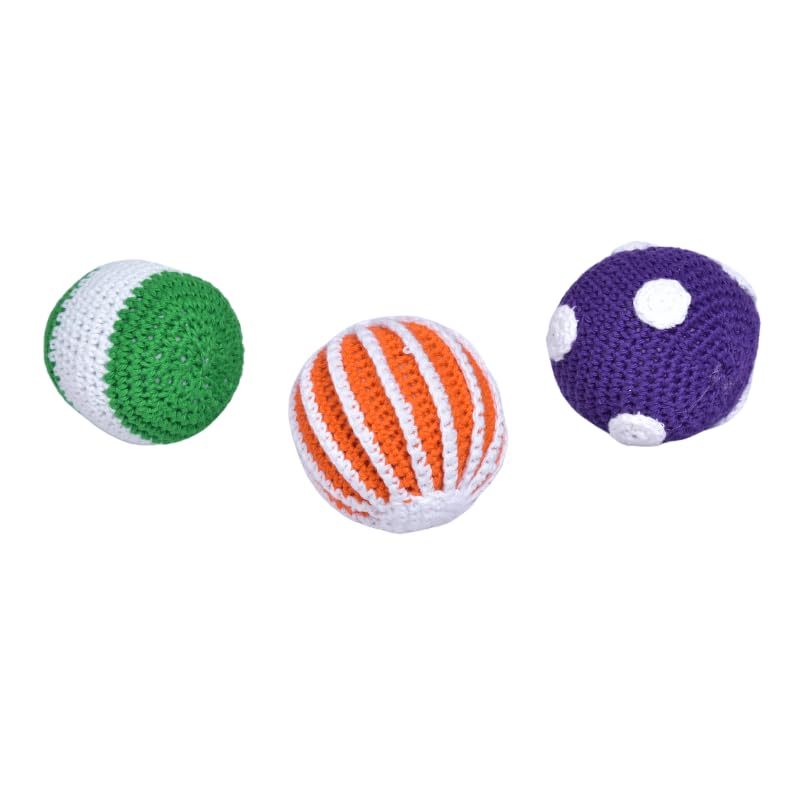 Thasvi Crochet Sensory Balls (6 Months +) | Develops Sense of Touch | Montessori Toy | Aids Brain Development | Hones fine Motor Skills | Sensory Play | Helps Learn Colors | Introduces Early Math (B0DFQL5W5K) Amazon Price History, Amazon Price Tracker