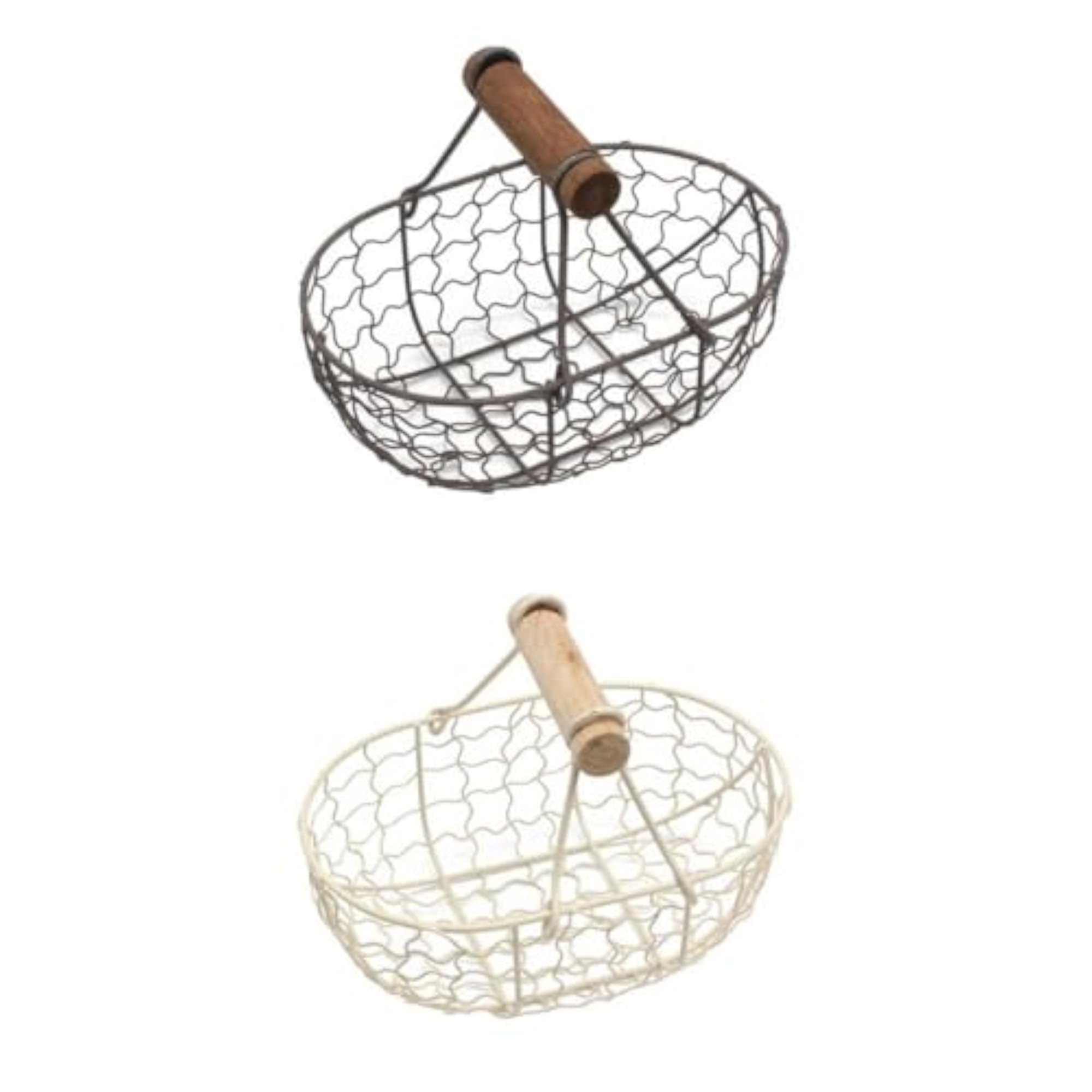 Metal Bread Storage Organizer Basket, Fruit Serving Basket