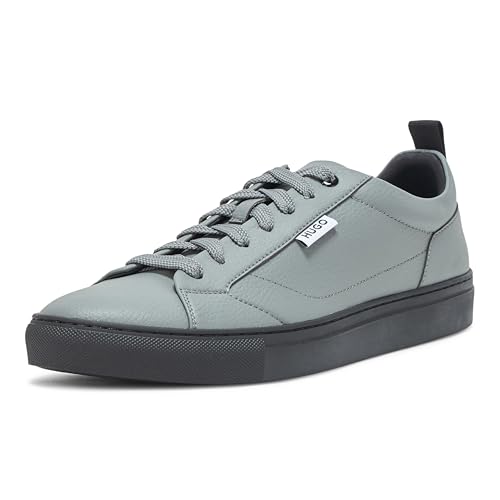 HUGO Men's Morrie Low Cupsole Grainy Sneaker