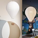 oetmilc 1Pack Hot air balloon decorations16inch Handmade Hot air balloon Lantern Hanging Decor Pendant Light Shade Suitable for Decorating Children's Rooms Corridors and Living Rooms decorations