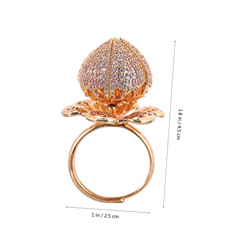 Bague rose ajustable cadeau chic idéal toutes occasions