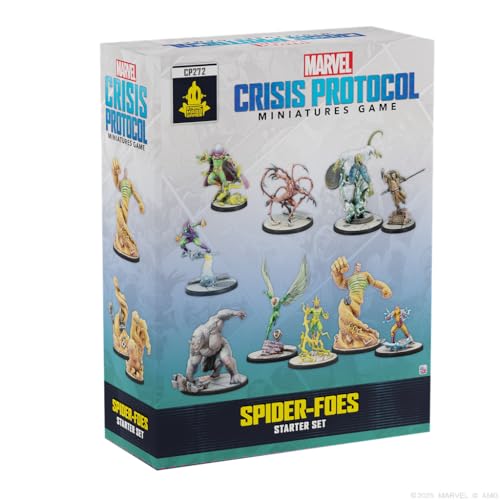 Marvel Crisis Protocol juego de mesa Spider Foes ideal para tardes de estrategia entre dos amigos