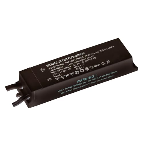 National Lighting 12V Transformer - Low Voltage 20W – 60W