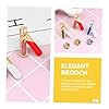 Cabilock 3Pièces Broche Tube à Émail Colorées Pour Femmes Épingles à Revers Élégantes Accessoires De Mode Pour Vêtements #3