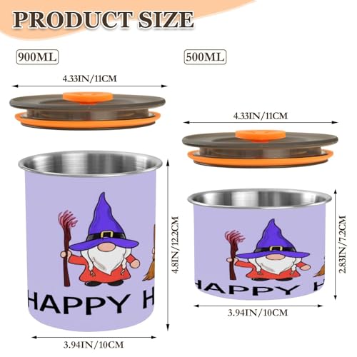 Envase hermético de acero inoxidable para cocina 17oz miniatura 2
