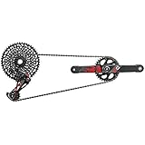 schaltgruppe fahrrad  Sram Schaltgruppe Set X01 Eagle Dub 175 12-f DM 32 Z.X-Sync,Kette126XG-1295 rot