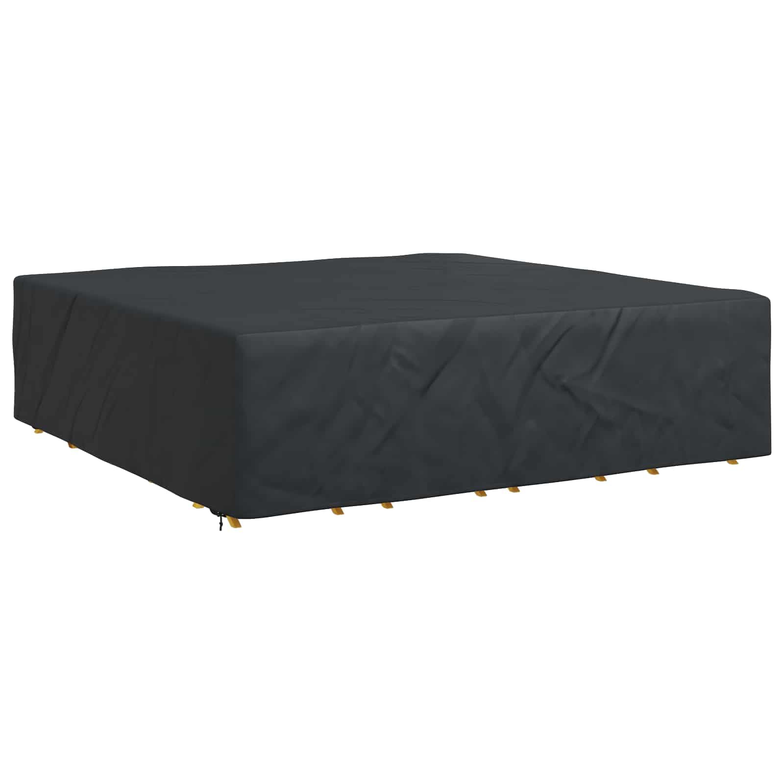 vidaXL Furniture Cover Plain Black 260 x 260 x 70 cm 420D, Garden and Terrace Cover, Modern, Waterproof Materials, Weather-Resistant Furniture Protection, Durable Outdoor Shield — image 1