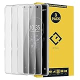 CENTAURUS Xperia XZ3 Screen Protector,(3 Pack) 3D Curved Full Coverage Anti-Fingerprint H9 Hardness Shatter Proof Tempered Glass Protective Film Replacement for Sony Xperia XZ3 H9436 H8416 6.0-inch