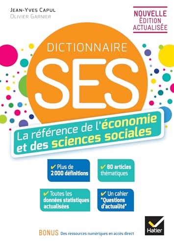 Dico SES - Economie et Sciences sociales - Ed. 2025: L'essentiel ...