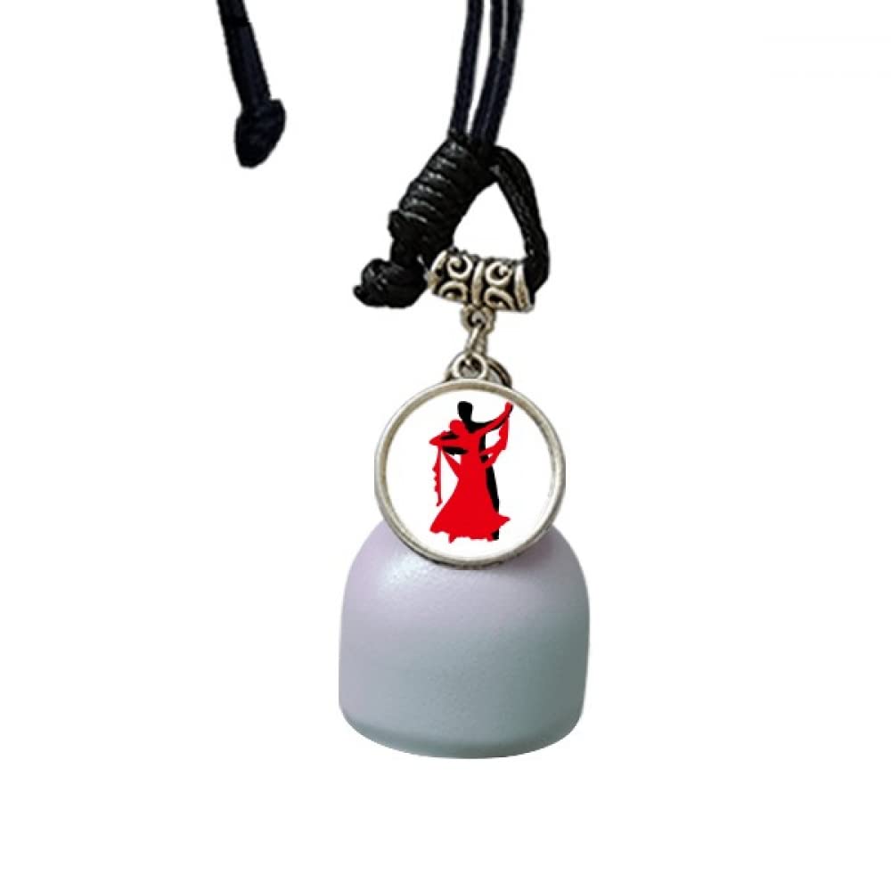 Campanas de viento decoración coche de bailarina danza social bell