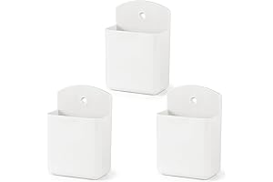 3 Pack Multifunctional Wall Mount Remote Control Holder for Your Home and Office