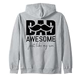 Photo Gallery dad fathers day awesome like my son dad birthday best father felpa con cappuccio Photo Gallery dad fathers day awesome like my son dad birthday best father felpa con cappuccio