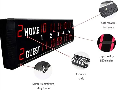 Marcador digital portátil multisport con control remoto miniatura 2