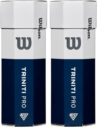 Wilson Triniti Pro balles de tennis au rebond durable et feutre haute visibilité