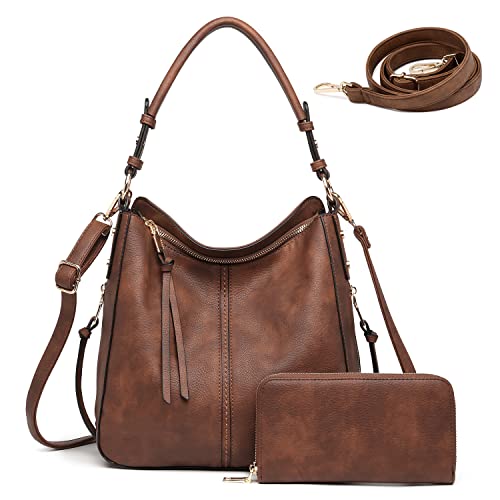 Hobo Handbags For Women Boho Bag Crossbody Ladies Shoulder Purse Designer Top Handle Brown Leather #TOP2