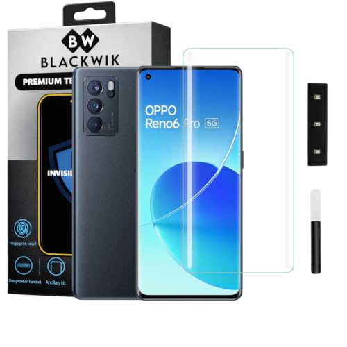Image of Blackwik UV Curved Tempered Glass for Oppo Reno 6 Pro | 1-Pack
