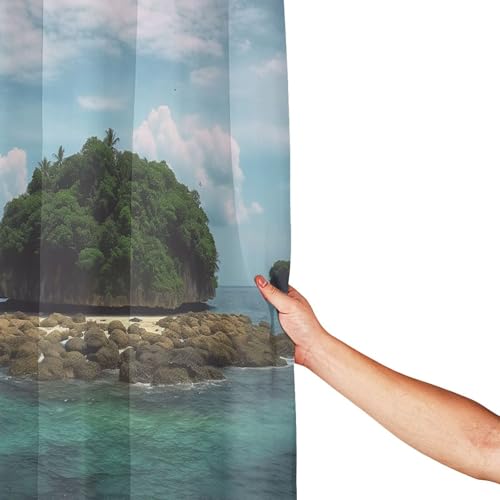 Rideaux de douche motif tortue 183x183 cm imperméable pour salle de bain - 4