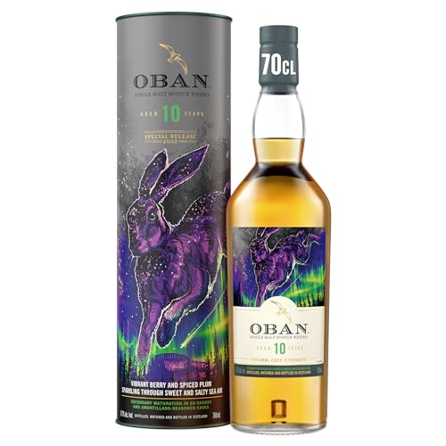 Oban 2022 Special Release Single Malt Scotch Whisky | 10 Years Old | 57.1% vol | 75cl | Notes of Berry & Spiced Plum | Secondary Maturation in Ex-Sherry & Amontillado Casks
