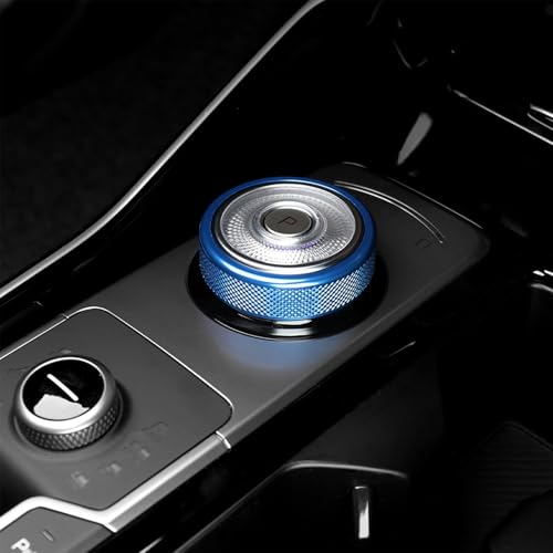 Amzcar Compatible with Kia Sorento 2021-2025 K5 2021-2026 Accessories Aluminum Car Gear Control Knob Cover Gear Shift Switch Knob Protective Cover (Blue) by Amzcar - Image 2