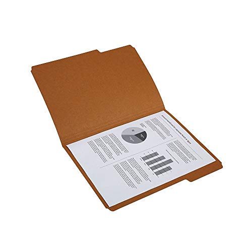 Staples 509315 Colored Top-Tab File Folders 3 Tab Kraft Letter Size 100/Pack #TOP5
