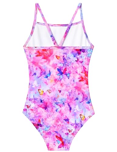 Image of Girls Swimsuits One-Piece Bathing Suits Multicolor Kids Sport Summer Beach Swimwear for 2-10 Years Old