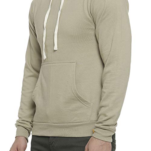 Image of Campus Sutra Men's Cotton Hooded Neck Sweatshirt