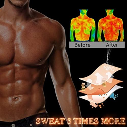 DNCG Men Body Shaper Vest, Compression Shirt Men, Slimming Vest Men, Comfortable Men Shapewear Tank Top, Gynecomastia Sleeveless Shapewear Vest for Home Gym Exercise Body3