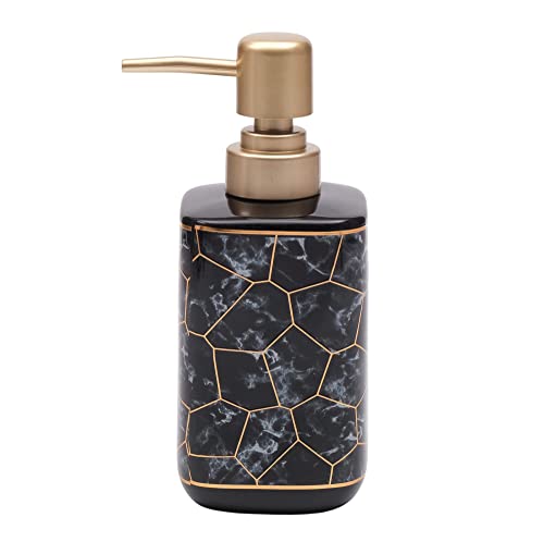 Image of Store2508 Ceramic Liquid Handwash Soap Dispenser Pump for Bathroom /Kitchen - 250ml (Black)