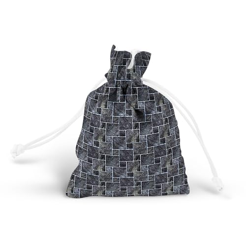 Image of ArtzFolio Black Mosaic | Pouch Wrist Potli Bag | Bag for Weddings & Casual Parties