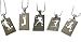 Christian Stainless Steel Sport Medal Necklace - Chain Included "with God all things are possible" Christian Sport Medal