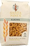 Santa Ninfa Elbows Italian Pasta, 1 Pound (Pack of 12)