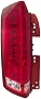 HEADLIGHTSDEPOT Tail Light Compatible with Cadillac SRX 2010-2016 Includes Left Driver Side Tail Light