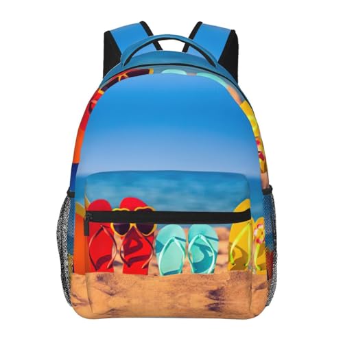 Sac à dos de voyage léger OdDdot en toile imprimée pour soulager vos épaules en vacances