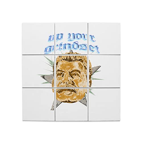 Carreaux céramique décoratif humour pour remplacer vos posters tristes et décorer votre studio