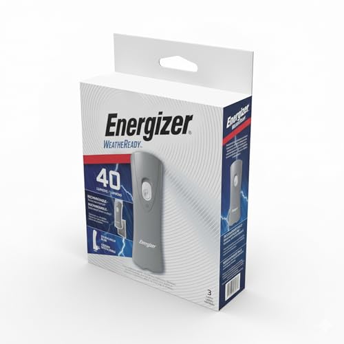 Image of Energizer Auto-On LED Flashlights Rechargeable (6-Pack) for Home Power Failure, Plug in LED Flashlight for Power Outage, Night Light, Hurricane Preparedness